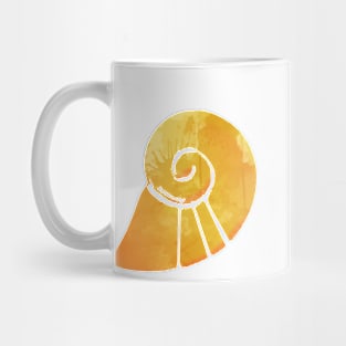 Shell Inspired Silhouette Mug